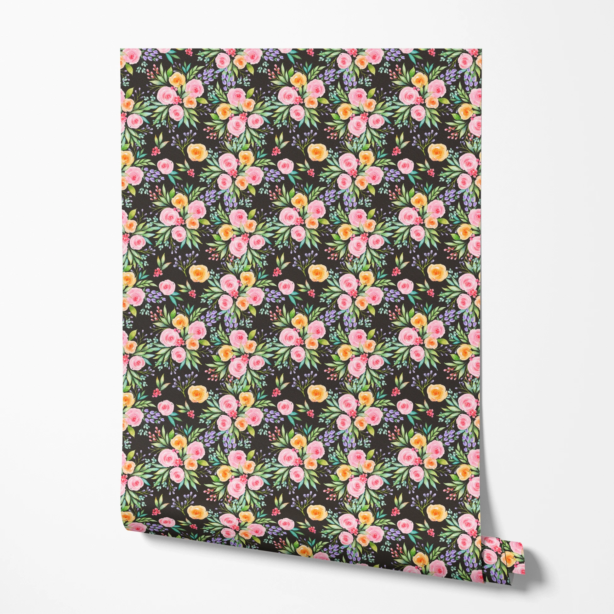  wallpaper roll mockup