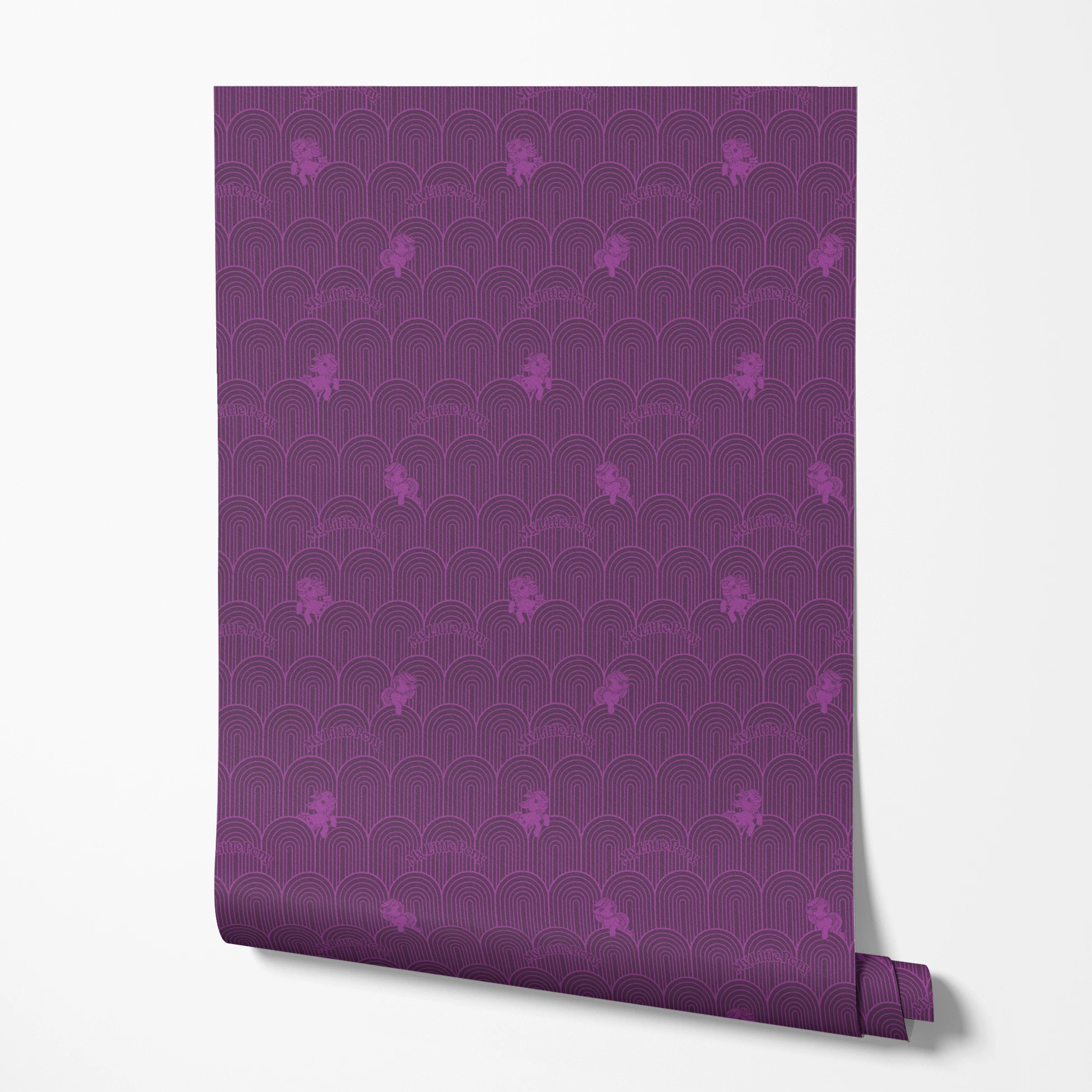 Hasbro My Little Pony Solid Arches on Purple Wallpaper