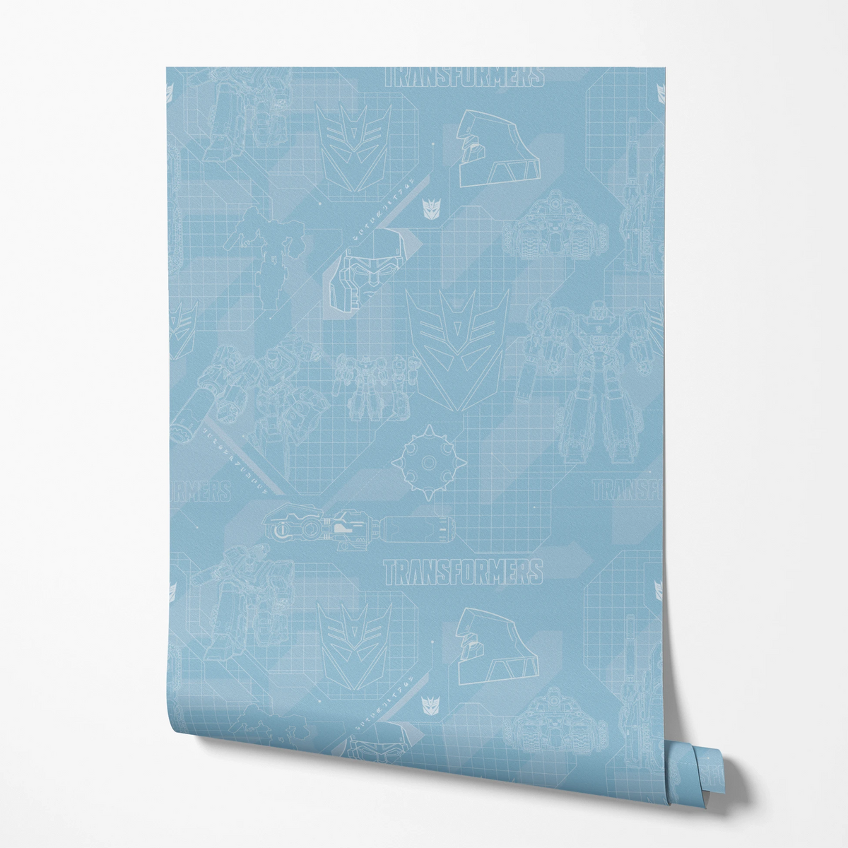 Hasbro Transformers Megatron Graphics on Blue Wallpaper