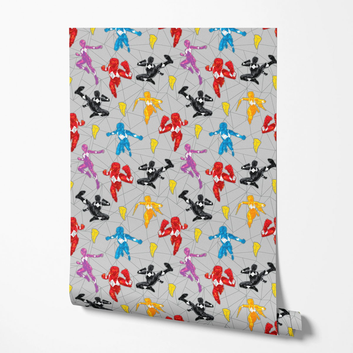 Hasbro Power Rangers Polygon Blast Wallpaper