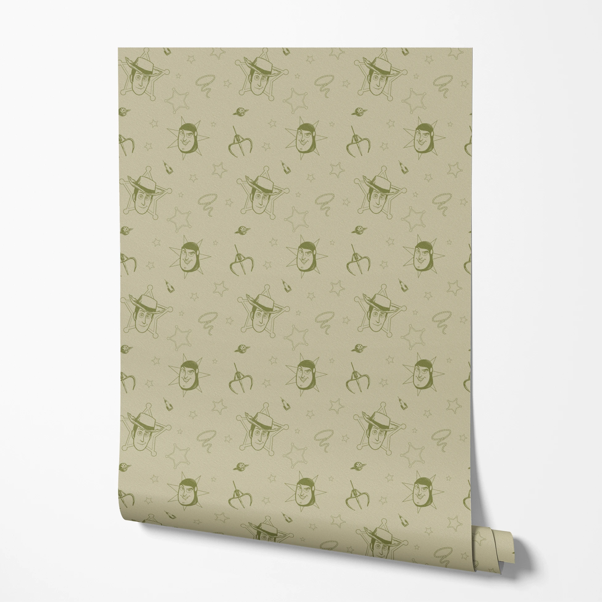 Disney and Pixar Toy Story Infinity on Green Wallpaper