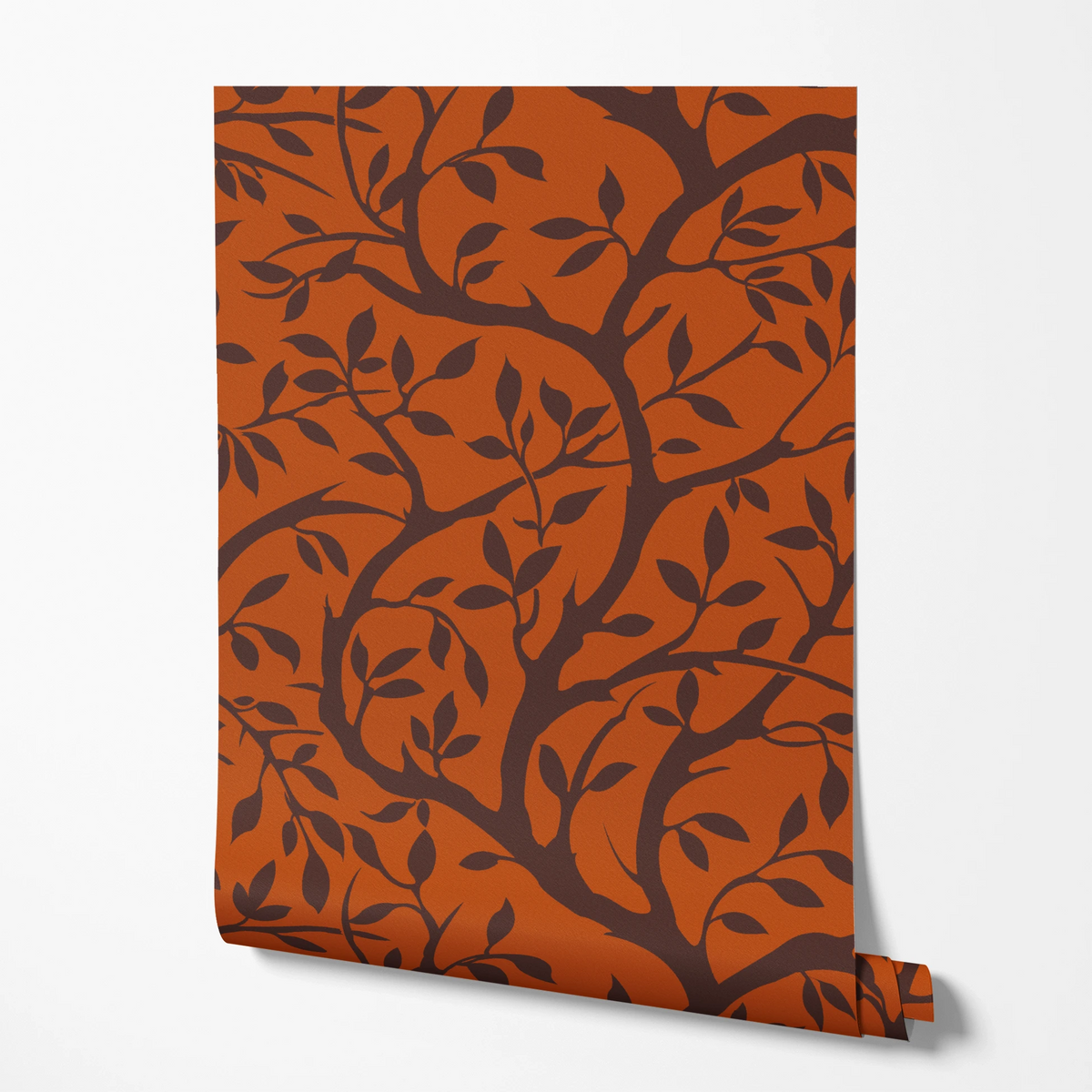 Winding Willow on Spiced Wallpaper