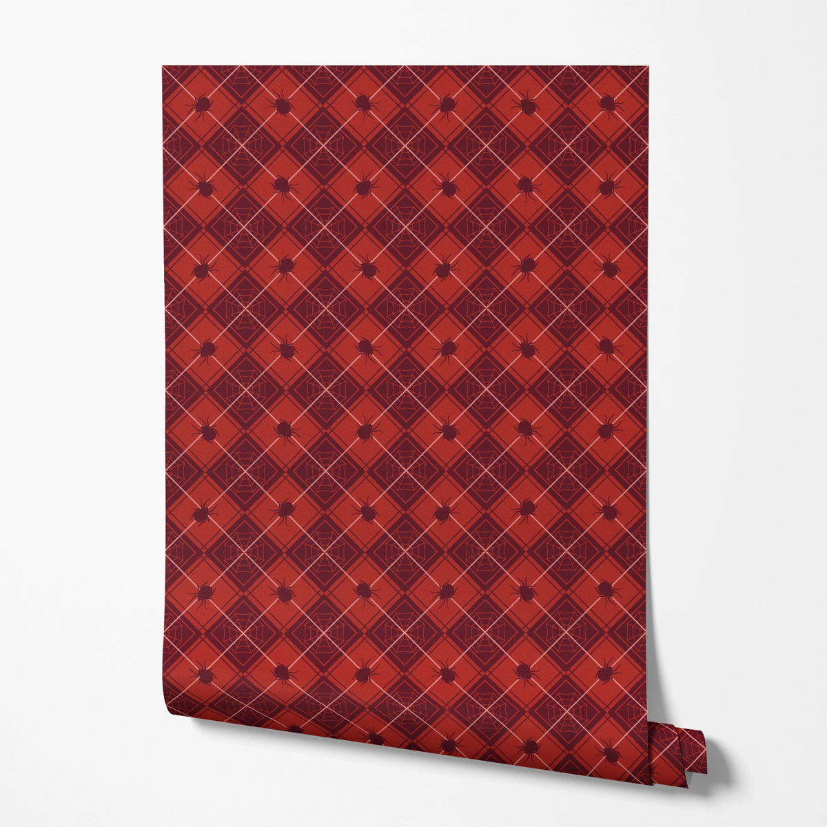 Cobwebs on Velvet Vampire Wallpaper