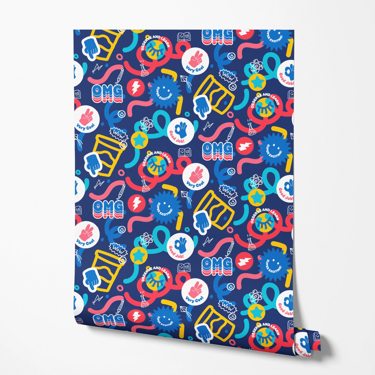 Hasbro Play-Doh Observe and Learn on Navy Wallpaper