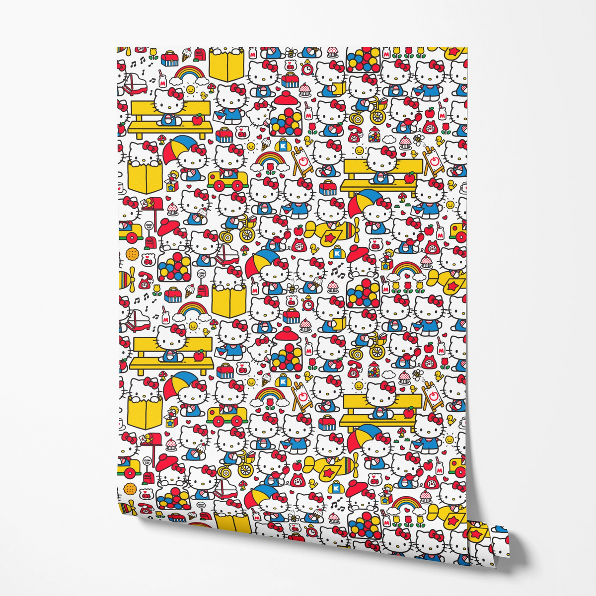 Hello Kitty® Colorful Activities Wallpaper