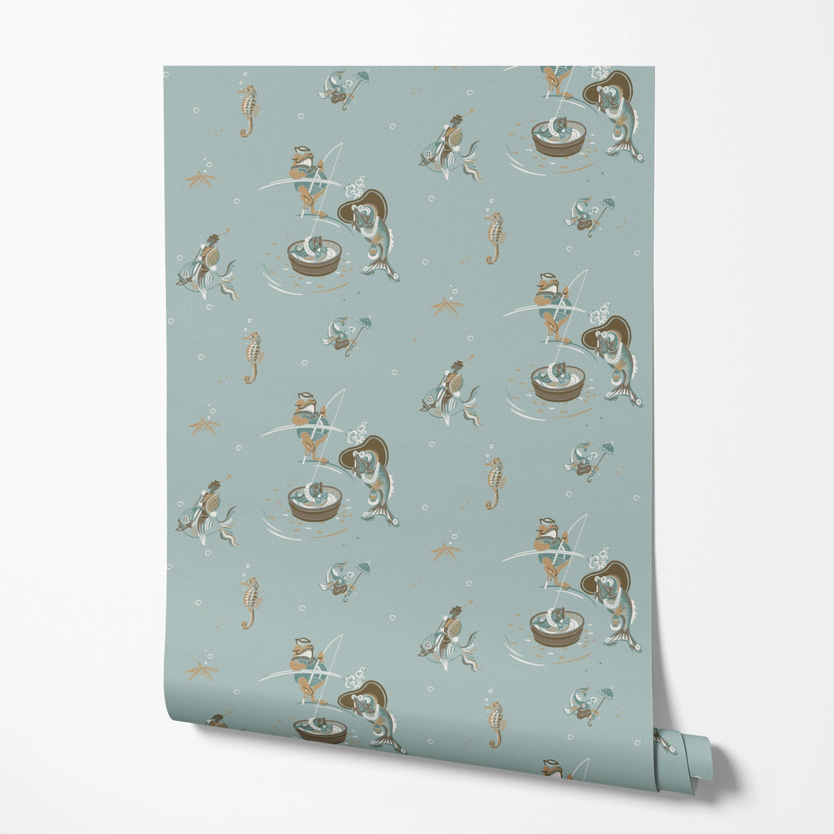 Dvina on Mineral Wallpaper